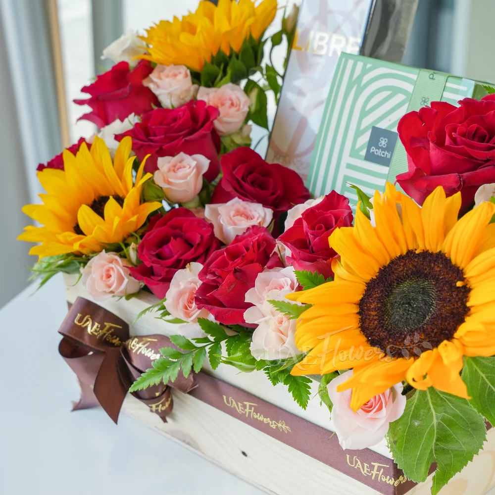 Flowers, Chocolate & Perfume Hamper