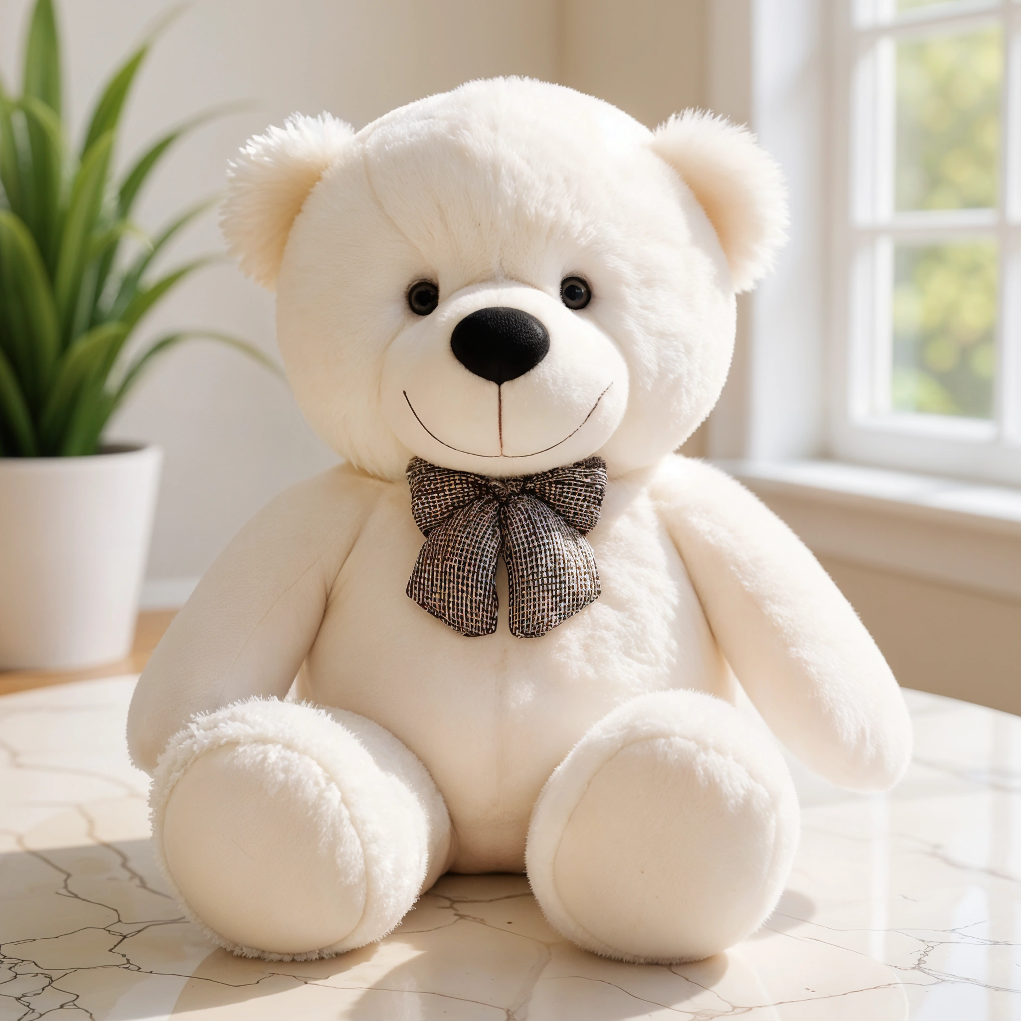 Medium White Teddy Bear