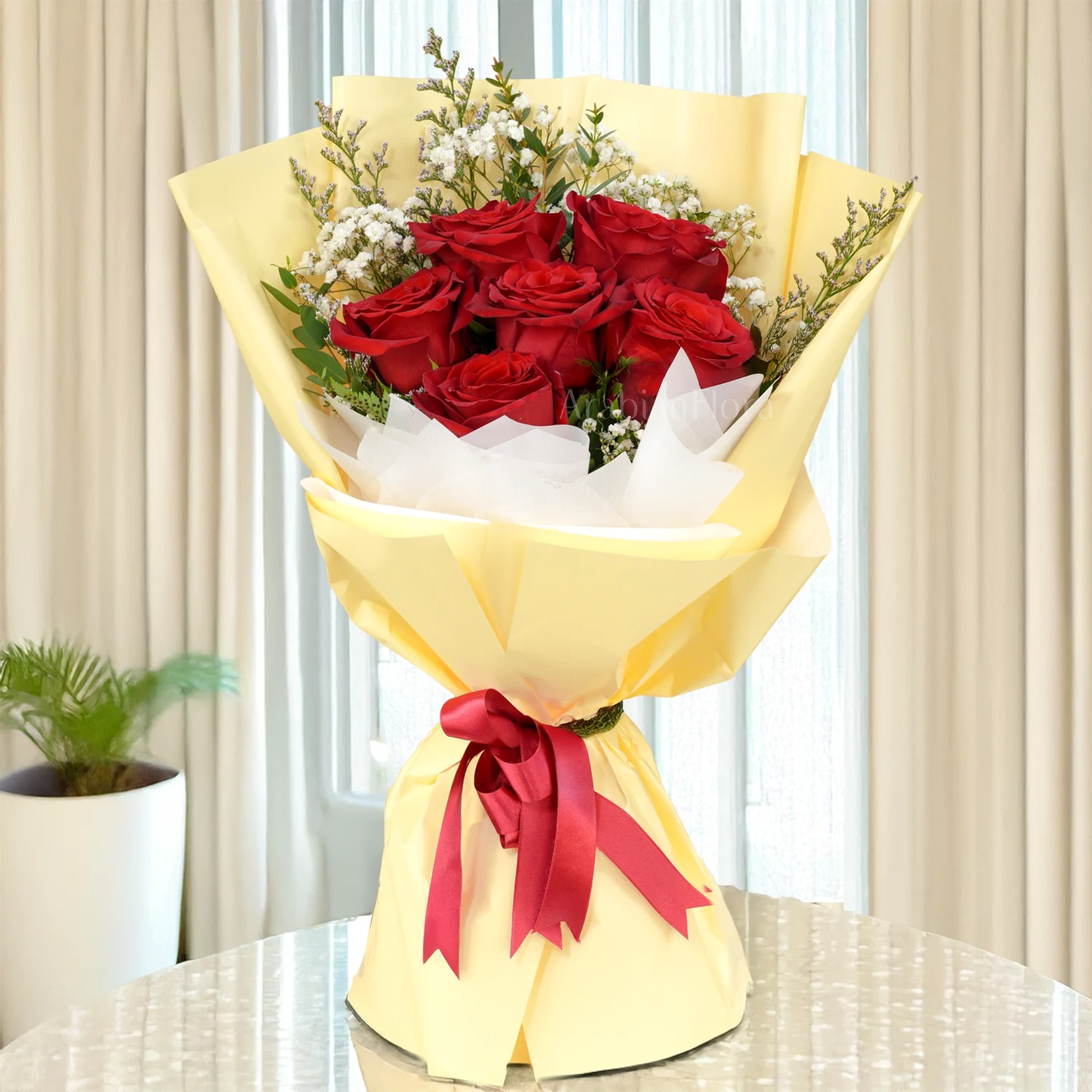 red roses, Bouquet