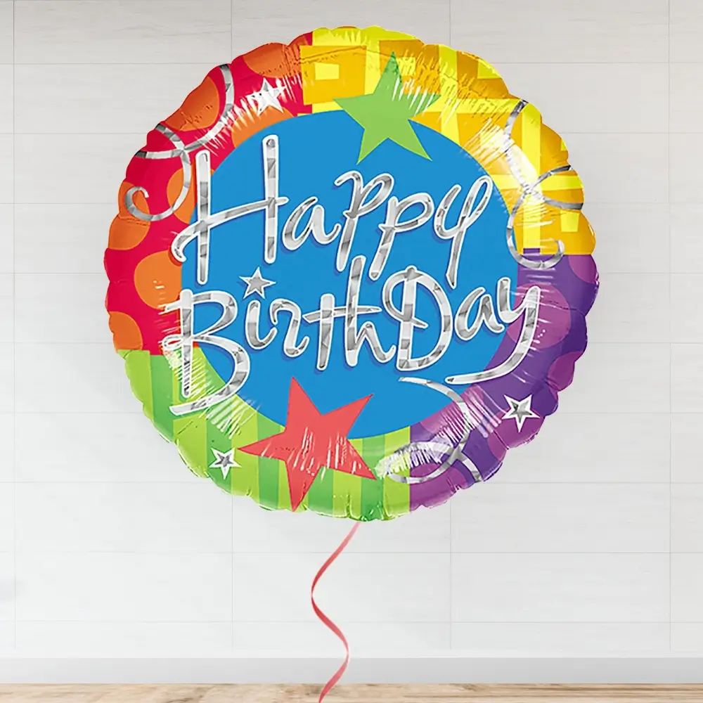 Happy Birthday Balloon Colorful
