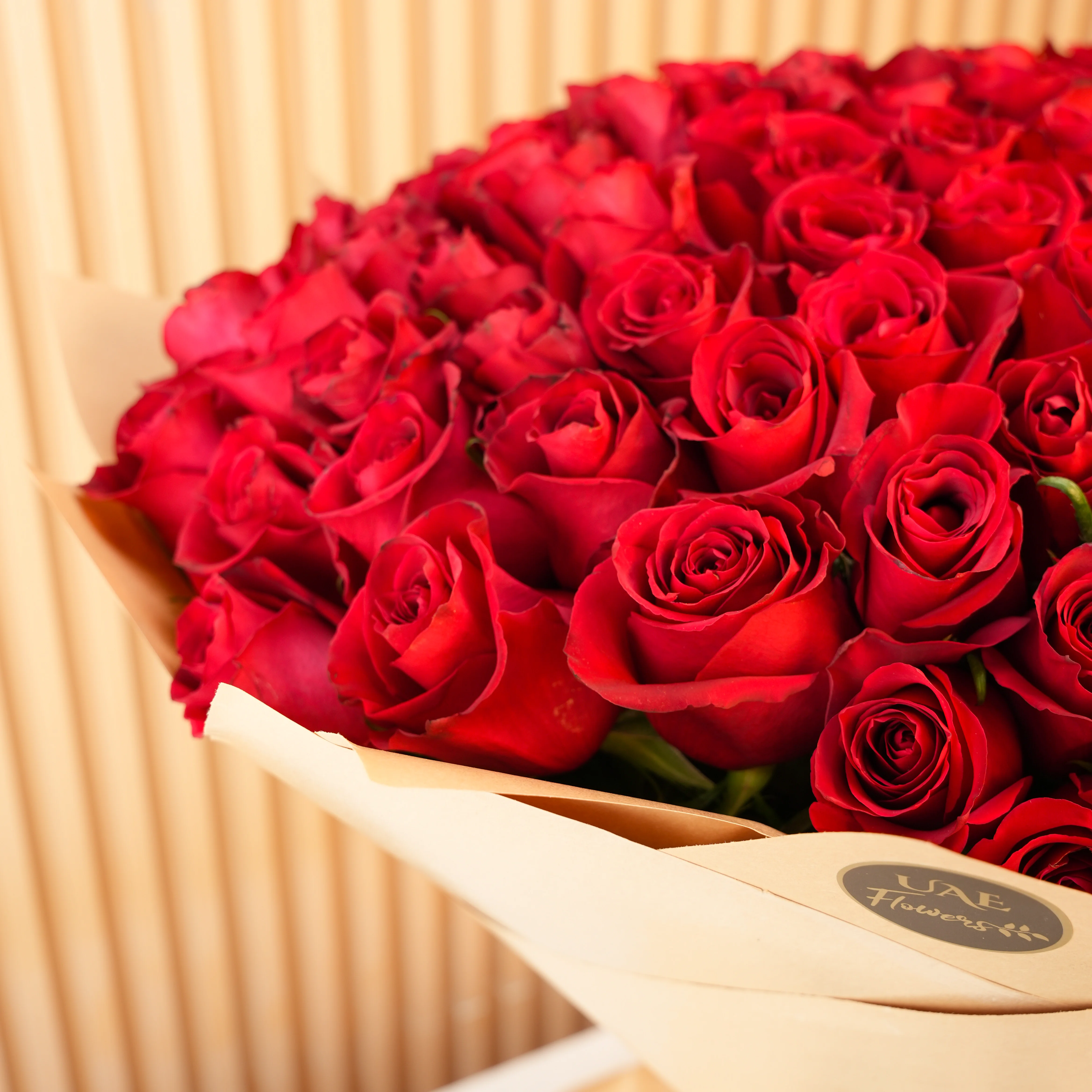 Bouquet of 100 red roses