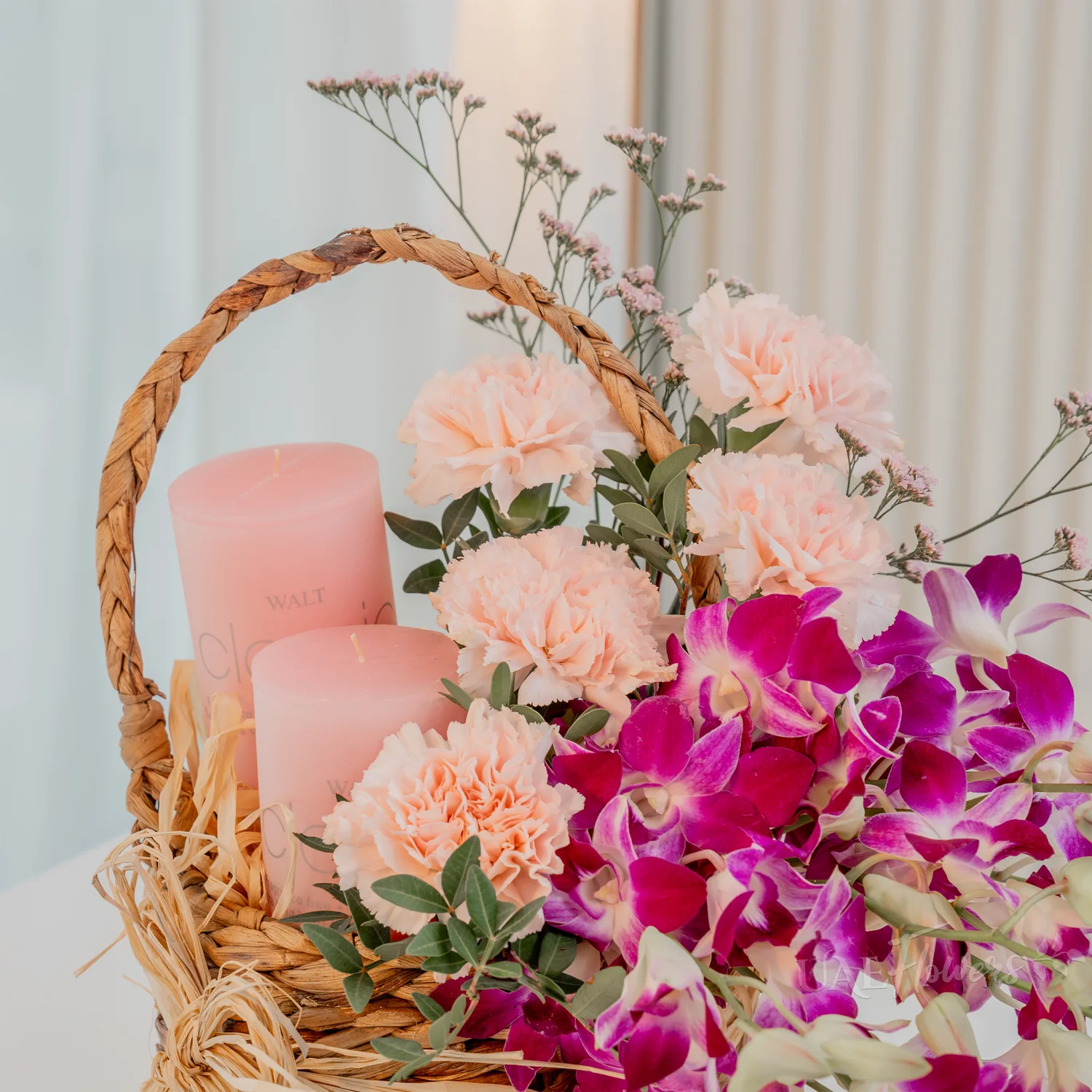 Orchid Glow Basket