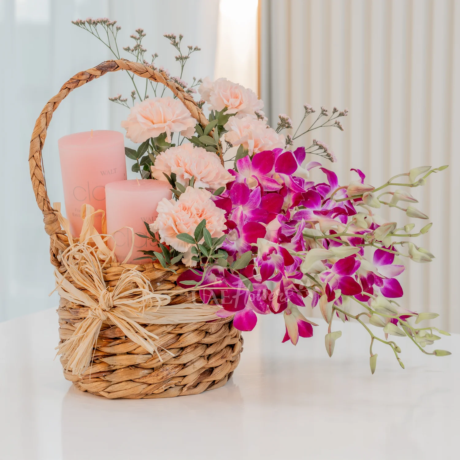 Orchid Glow Basket